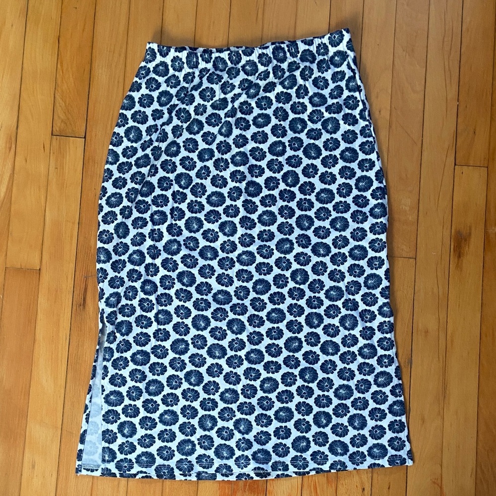 Amour Vert Pencil Skirt, Floral Print
